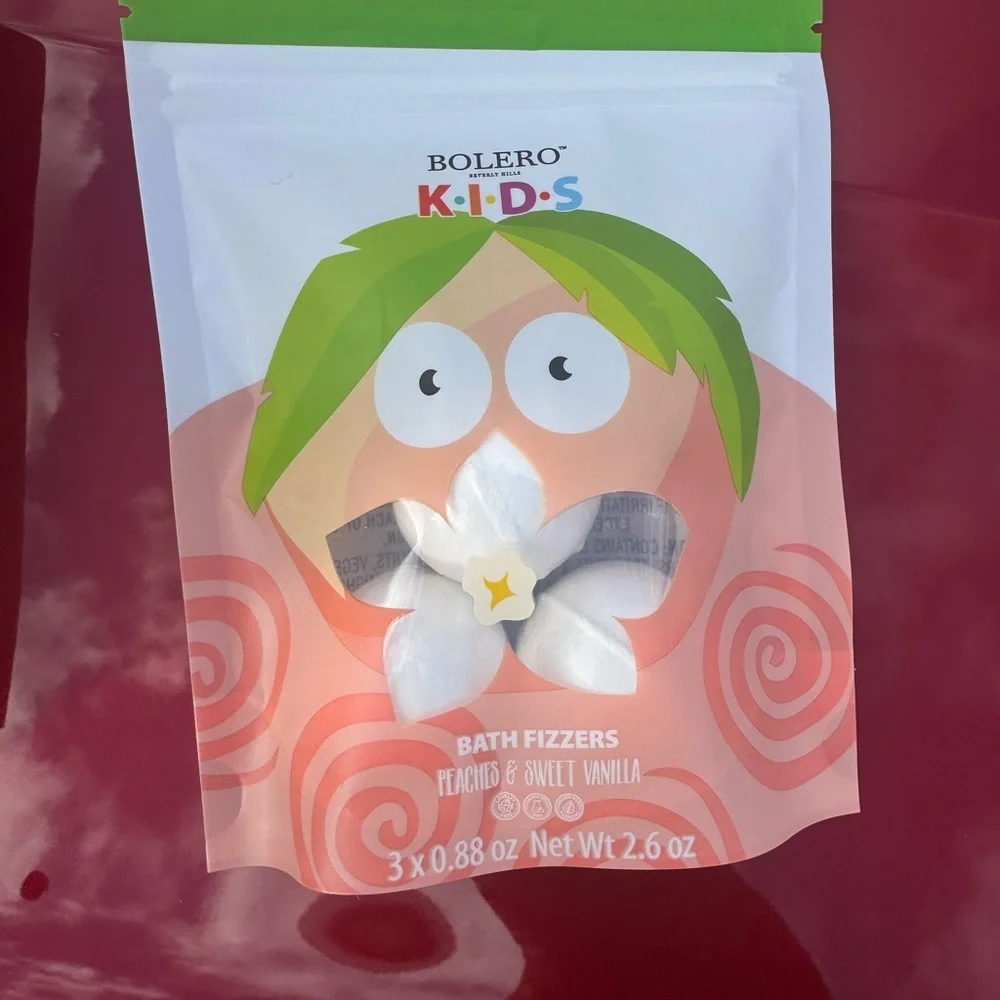 Kids Bath Fizzers - Green and White